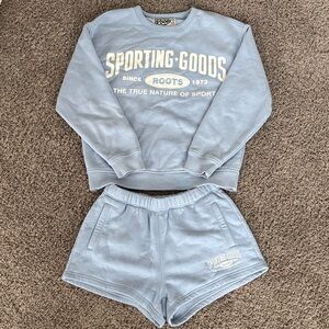 Roots Light Blue Sporting Goods Set